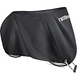 Favoto Funda para Bicicleta Exterior 210D Cubierta Protector Impermeable al Aire Libre contra Lluvia Sol Polvo para Montaña Carretera L Negro