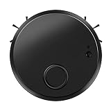 Limpiador de piso inteligente 3 en 1, multifuncional auto recargable inteligente robot de barrido aspirador seco húmedo barrido aspirador fuerte succión robot limpiador para oficina en casa (negro)