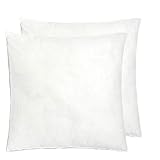 [Pack 2] Relleno cojín 40x40 | Relleno almohada. Relleno de fibra hueca, hipoalergénico, indeformable y lavable. 100% poliéster. Varias medidas.