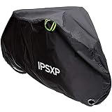 IPSXP Funda de Bicicleta, Funda de Protección Bici con Agujero de Bloqueo Bolsa de Transporte Resistente Proteger Bici del Sol Lluvia Polvo para Bicicleta de Montaña Carretera