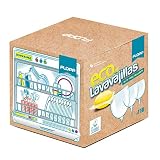 FLOPP - Lavavajillas Ecológico, | Cápsulas Lavavajillas Eco Brillo Envase Biodegradable (110 Capsulas). Capsulas para Lavavajillas Eco Limpia sin Ensuciar el Planeta.